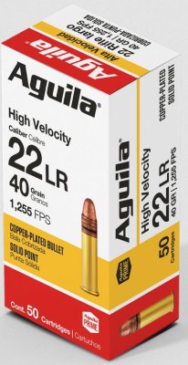 Aguila .22 HIGH Velocity CPSP 40gr