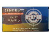 PPU 7,62x54R 182gr FMJ BT Match