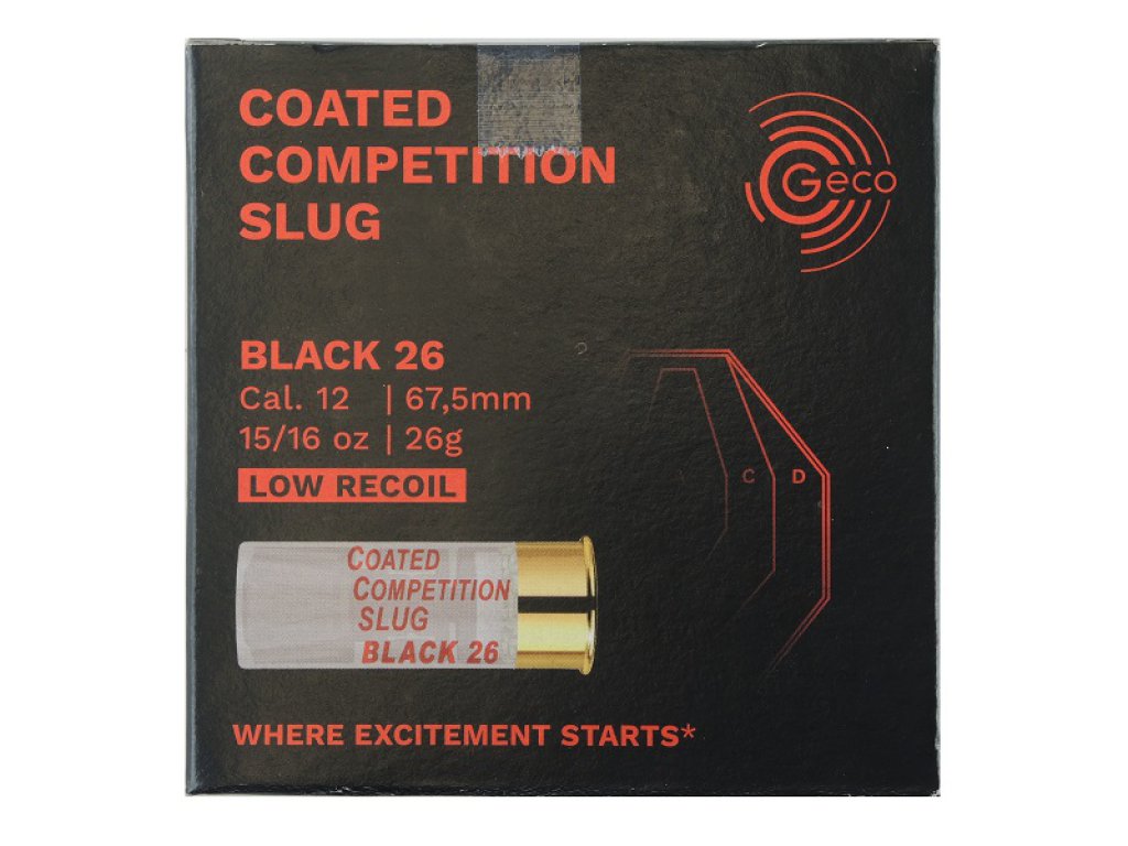 Geco Coated Competiton Slug Black 12/67,5/26g