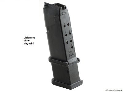 Magazinverlängerung für Glock 26 Magazin Typ A